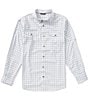 Drake Clothing Co. Frat BD Tattersall Long Sleeve Woven Shirt - Image 1