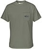 Color:Desert Sage - Image 2 - Mallard Circle Short Sleeve Pocket T-Shirt
