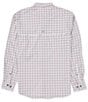 Color:Windsor Wine - Image 2 - Performance Stretch Frat Tattersall Check Long Sleeve Woven Shirt