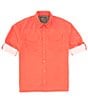 Color:Baked Apple - Image 1 - Performance Stretch Traveler's Check Long-Sleeve Woven Shirt