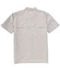 Color:Grey - Image 2 - Short Sleeve Striped Seersucker Shirt