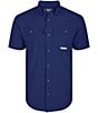 Color:Blue Depths Navy - Image 1 - Wingshooter Trey Short Sleeve Woven Shirt