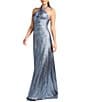 Dress The Population Brighton Sequin Halter Neck Gown - Image 3