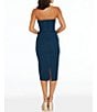 Dress the Population Cosette Sleeveless Corset Midi Dress, Color:Peacock Blue - Image 2