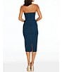 Color:Peacock Blue - Image 2 - Cosette Sleeveless Corset Midi Dress