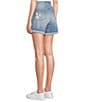 Driftwood Aria Daisy Bee Daze Stretch Denim Shorts, Color:Light Wash - Image 4