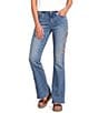 Driftwood Stretch Denim Floral Emboidered Jean - Image 1