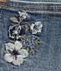 Color:Medium Wash - Image 6 - X Bluebell Fleur Jackie Floral Embroidered High Rise Skinny Jeans