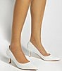 Dune London Achievable Pointed Toe Kitten Heel Pumps - Image 5