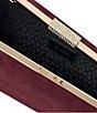 Dune London Balance Asymetrical Rhinestoned Closure Clutch, Color:Burgundy - Image 3