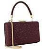 Dune London Beaut Rhinestone Embellished Top Handle Frame Clutch - Image 4
