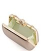 Dune London Become Embellished Faux Leather Clasp Clutch Bag, Color:Gold - Image 3