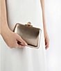 Color:Gold - Image 4 - Become Embellished Faux Leather Clasp Clutch Bag