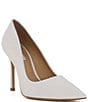 Color:White - Image 1 - Bento Snake Embossed Leather Dress Pumps