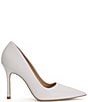 Color:White - Image 2 - Bento Snake Embossed Leather Dress Pumps