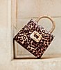 Dune London Bolenna Leopard Print Top Handle Crossbody Bag, Color:Leopard - Image 5