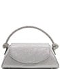 Color:Silver - Image 1 - Brynley Small Diamante Rhinestone Top Handle Evening Shoulder Bag