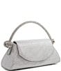 Color:Silver - Image 5 - Brynley Small Diamante Rhinestone Top Handle Evening Shoulder Bag