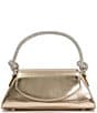 Dune London Brynley Crystal Strap Small Top Handle Metallic Evening Bag, Color:Gold - Image 1