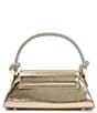 Dune London Brynley Crystal Strap Small Top Handle Metallic Evening Bag, Color:Gold - Image 2