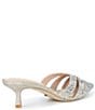 Dune London Calla Rhinestone Slip On Kitten Heel Mules - Image 2