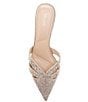 Dune London Calla Rhinestone Slip On Kitten Heel Mules - Image 5