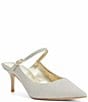 Dune London Chronicles Embellished Pointed Toe Stilletto Mules - Image 1