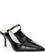 Dune London Chronicles Leather Kitten Heel Pumps - Image 1
