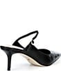 Dune London Chronicles Leather Kitten Heel Pumps - Image 2