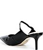 Dune London Chronicles Leather Kitten Heel Pumps - Image 3