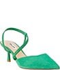 Color:Green - Image 1 - Citrus Suede Dress Pumps
