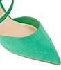 Color:Green - Image 5 - Citrus Suede Dress Pumps