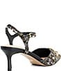 Dune London Cultivating Winter Boucle Point Toe Ankle Strap Kitten Heel Pumps - Image 3