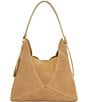 Dune London Dearest Suede Oversized Slouchy Hobo Shoulder Bag, Color:Tan - Image 2