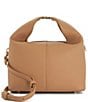 Color:Camel - Image 1 - Debuts Top Handle Crossbody Bag