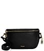 Dune London Dent Small Curved Crossbody Bag, Color:Black - Image 1