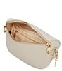 Dune London Dent Small Curved Crossbody Bag, Color:Ecru - Image 3