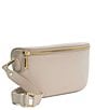 Dune London Dent Small Curved Crossbody Bag, Color:Ecru - Image 4