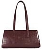 Dune London Depend Leather Crocodile Embossed East-West Shoulder Bag - Image 2