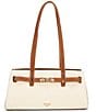 Dune London Depend East-West Canvas Shoulder Bag - Image 1