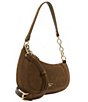 Dune London Direction Angular Suede Shoulder Bag - Image 3