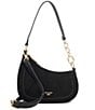 Dune London Direction Angular Suede Shoulder Bag - Image 1