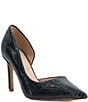 Dune London Dividing Leather Point Toe Stiletto Sandals - Image 1