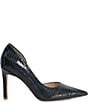 Dune London Dividing Leather Point Toe Stiletto Sandals - Image 2