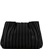 Color:Black - Image 2 - Dominie Medium Pleated Chain-Handle Slouch Bag