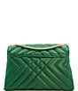 Dune London Dorchester Small Quilted Shoulder Bag, Color:Emerald - Image 2