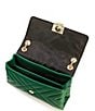 Dune London Dorchester Small Quilted Shoulder Bag, Color:Emerald - Image 3