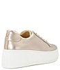 Color:Gold - Image 3 - Episode Platform Leather Sneakers