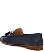 Color:Navy - Image 3 - Graysons Leather Tassel Loafers