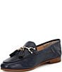 Color:Navy - Image 4 - Graysons Leather Tassel Loafers